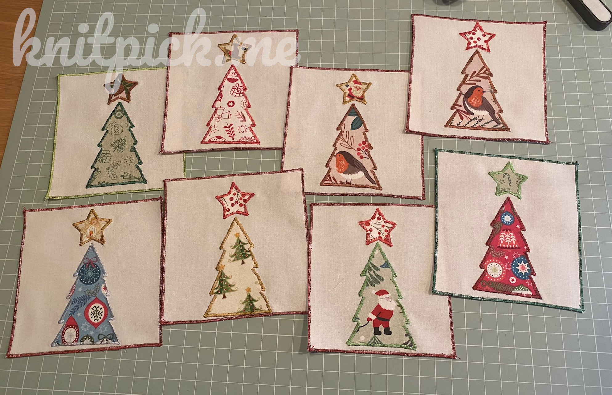 The Christmas trees